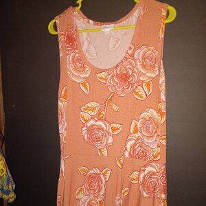 NEW RELEASE Lularoe Nicki Dress NWOT Size extra large Beautiful rose print